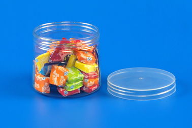 High Durability Small Clear Jars , Eco Friendly Plastic Sugar Storage Jar