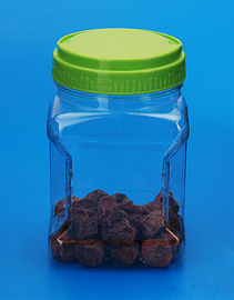 with round lids wide mouth stackable cookie food mason wholesale pet square clear plastic grip jars