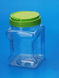 with round lids wide mouth stackable cookie food mason wholesale pet square clear plastic grip jars